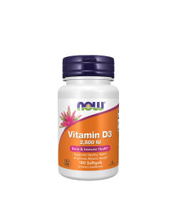 NOW - NOW Vitamin D3 2500 IU (180 Softgels)