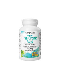 Natural Factors - Natural Factors HyAppeal Vegan Hyaluronic Acid (60 Capsules)