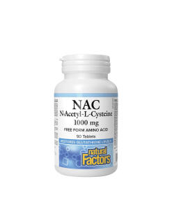 Natural Factors - Natural Factors N-Acetyl-L-Cysteine 1000 mg (90 Tablets)