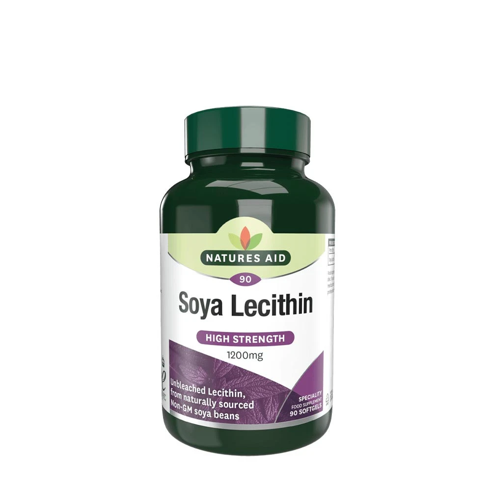 Natures Aid - Natures Aid Soya Lecithin 1200 mg (90 Softgels)