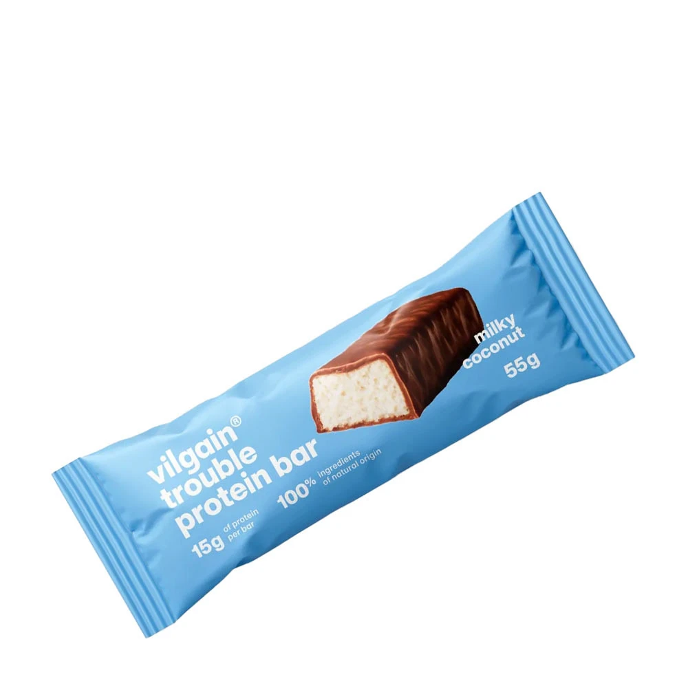 Vilgain - Vilgain Trouble Protein Bar Milky Coconut (55 g)