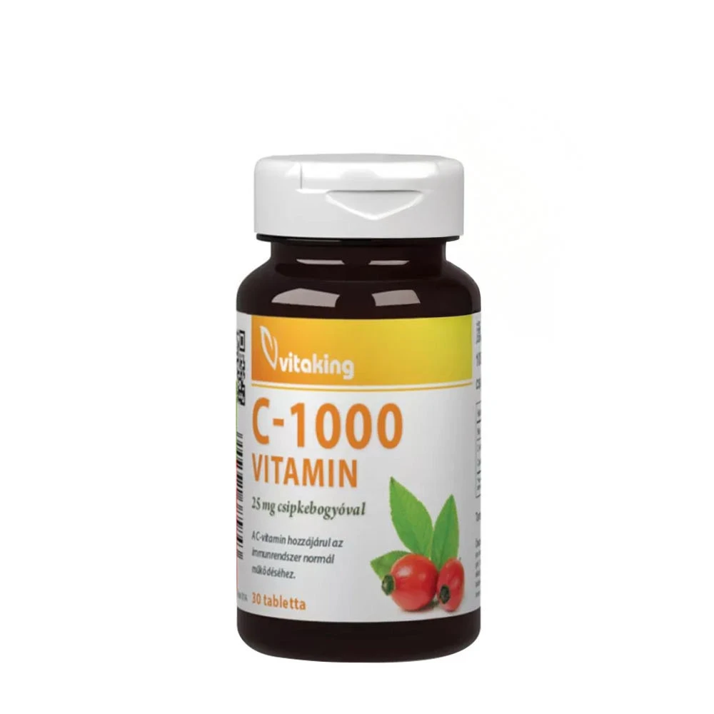 Vitaking - Vitaking C-1000 mg with 25 mg Rosehip (30 Tablets)